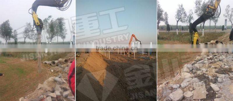 hydraulic pile driver , pile hammer for excavator