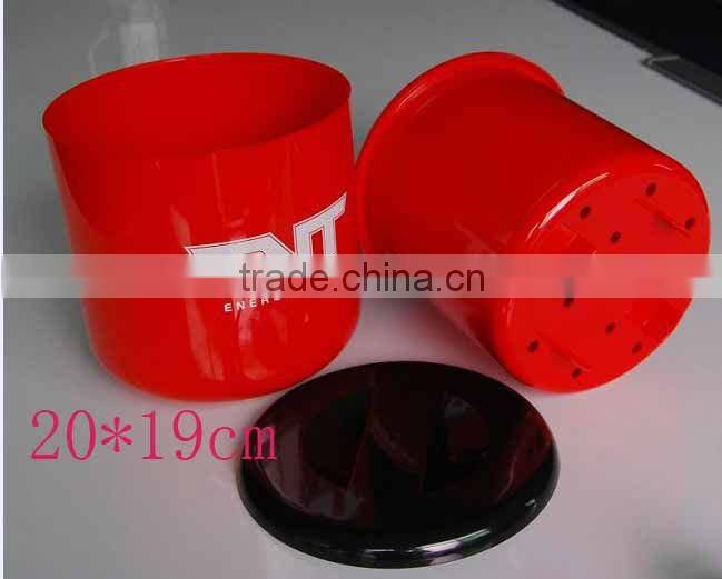 Cheap huge square ice bucket with lid durable ice bucket