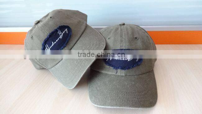 flat embroidery baseball cap custom OEM