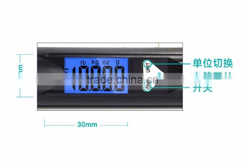 88lb/110lb Capacity 2 in One with Torch Fishing Scale LED Luggage Scale