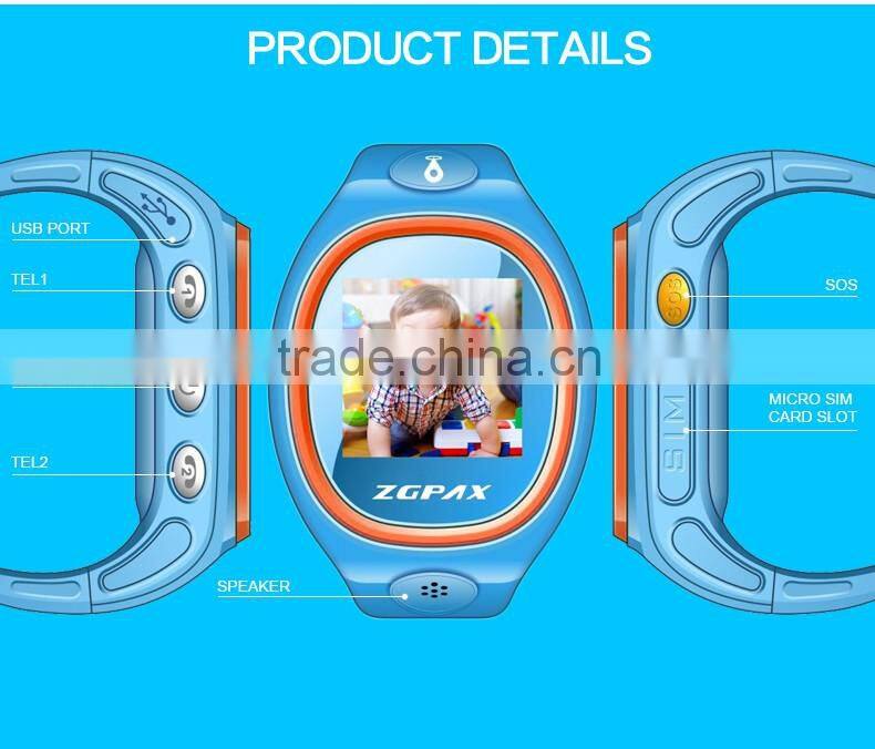 S866 2-way Conversation Kids Phone Watch with SOS GPS, New Arrival Safe Children kids GSM Phone watch