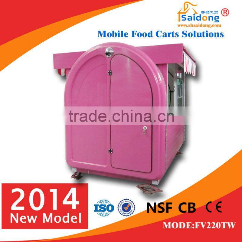 Overseas third-party support available After-sales Service Provided and Food, crepe Application Crepe Carts/Crepe Kiosk/pizza c