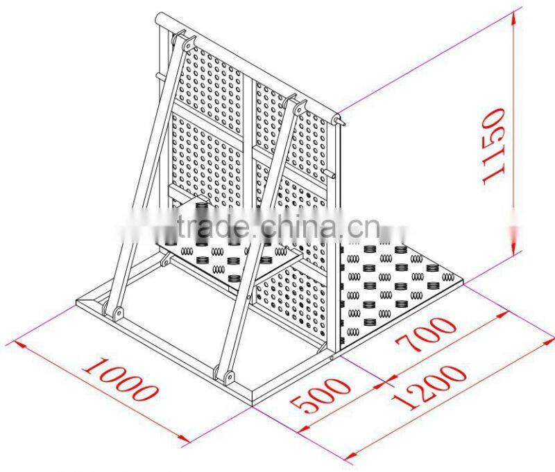 2014 good selling welcome crowd barricade