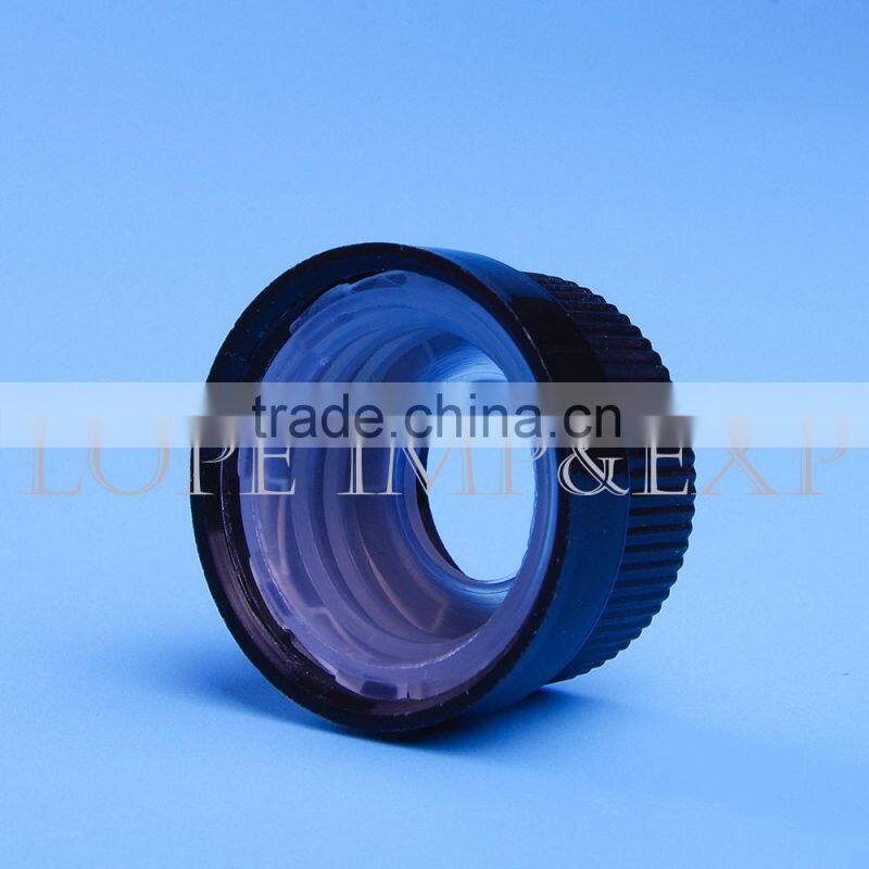 20/400 Black Plastic Childproof Dropper