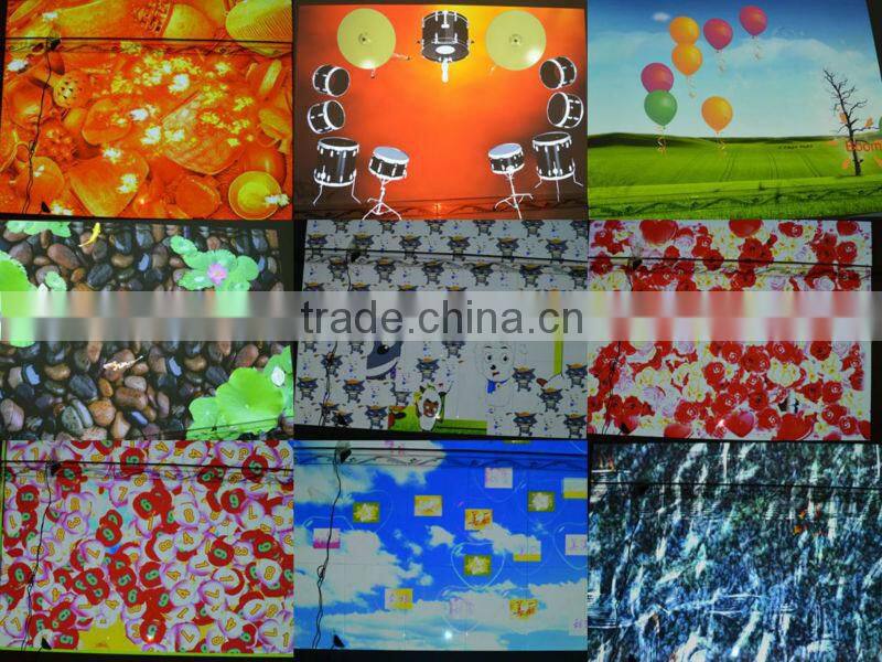 Interactive floor/Wall system, interactive floor projection for advertising, event and wedding decoration