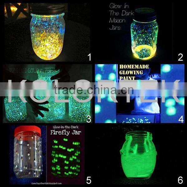 Glow In The Dark Paint, Ideal For Mason Jar And Glass Fairy