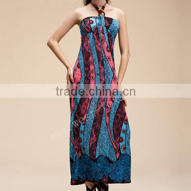 2016 summer prining dress for women