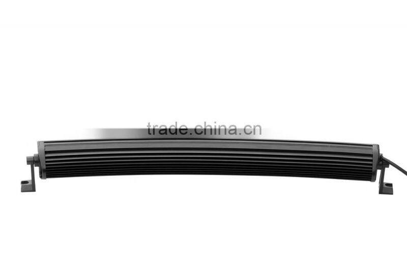 180w double row cree led driving light bar curved