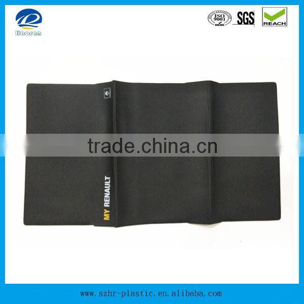 Tri-fold Plastic PVC Car Document Cover