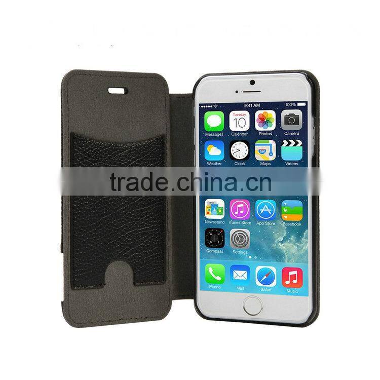 Charming color matching design PU leather mobile case for smart phone wholesale