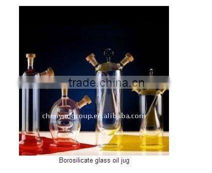 Borosilicate glass oil bottle