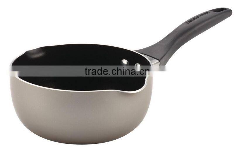 Easy Clean Aluminum Ceramic Coated Nonstick Melting Pot Soup Pot Milk Pot for wholesale