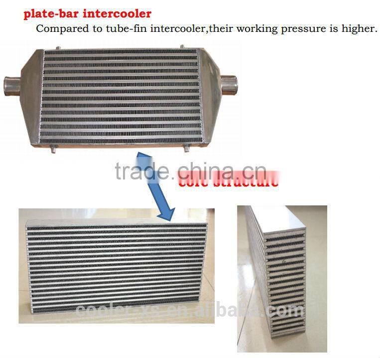 high performace 610*295*90 front mount universal Intercooler