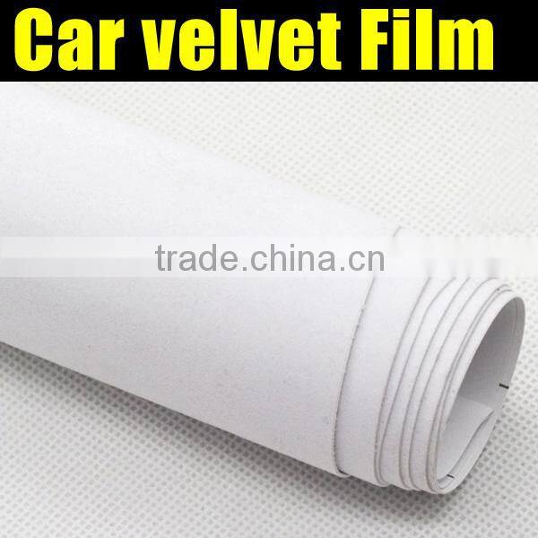 Hot Sale variety of color car velvet vinyl film
