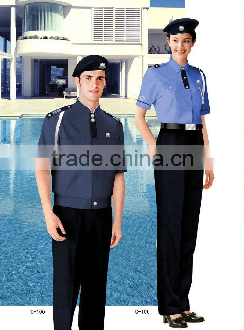 custom security guard coat sets clothing