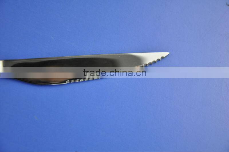 2014 porcelain steak knife ,stainless steel new products, sharp meat knife