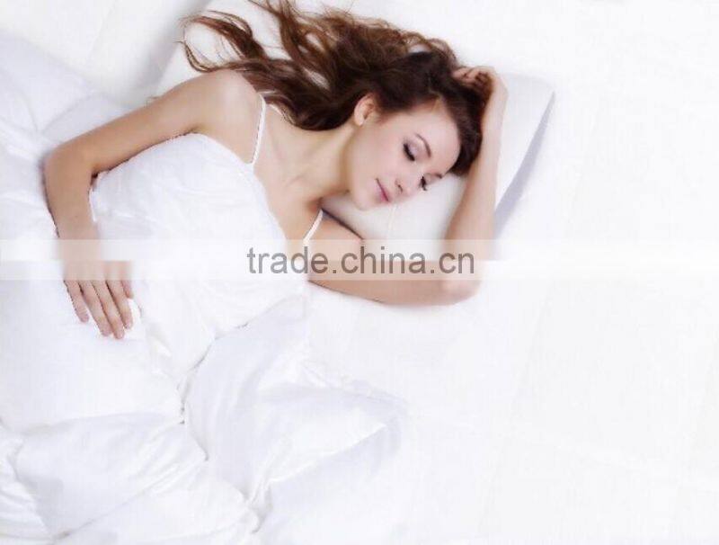 different colour bed skirt and bed runners for hotel