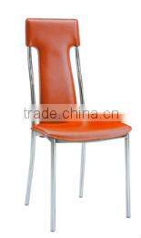 Modern chromed PVC Dining Chair