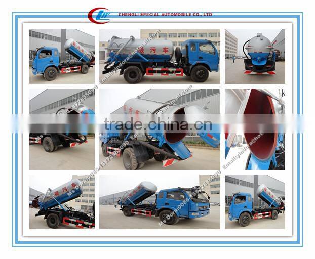 Dongfeng 4x2 Sewage Fecal Suction Tanker Vehicle