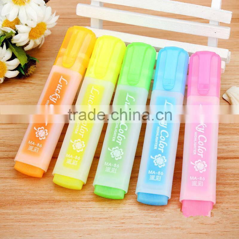 fat highlighter pen for drawing , multi colored highlighter pen