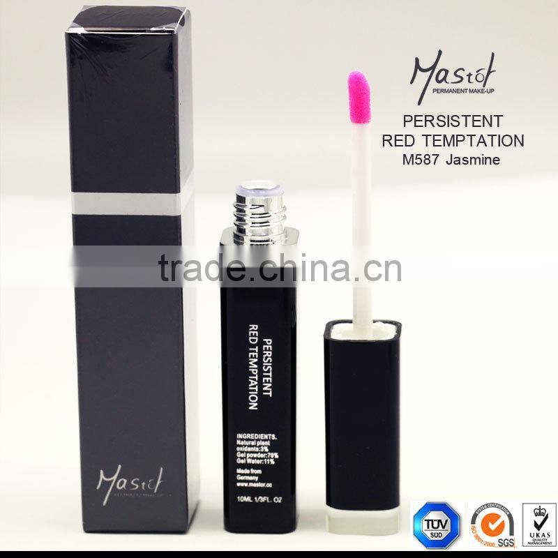 24 hours waterproof lip gloss Presistent Red Temptation