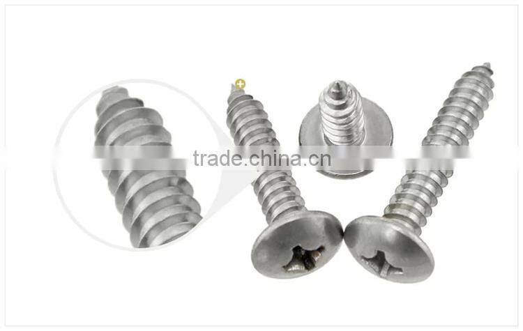Stainless Steel Cross Flat Head Tapping Screw Thumb Head Tapping Screw