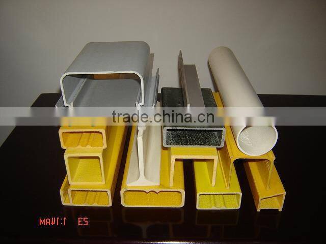 Fiberglasss beam support/FRP Pultruded support Beam,Ladder Material/FRP Channel and FRP I Beam