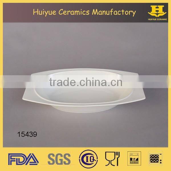 salad plate, porcelain salad plate round shape
