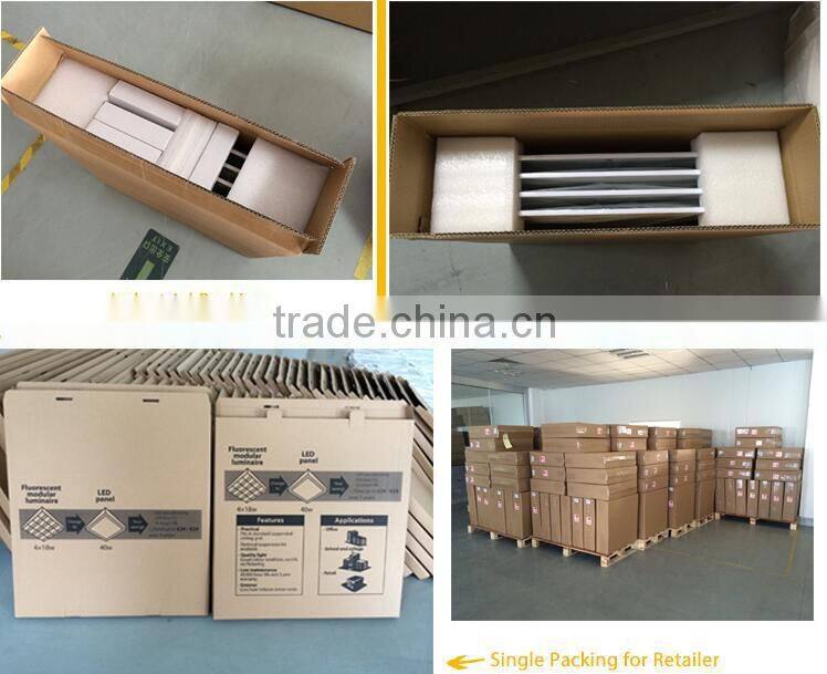 Dimmable surface mounted square 600x600 40w led panel light