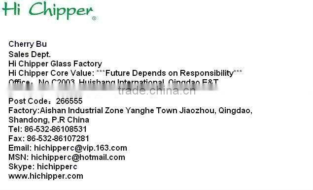 HI CHIPPER Clear Glass filter media hot sale