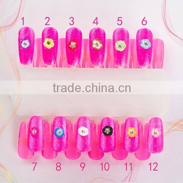 Polymer Clay Nail Art Flower /3D Silicone Nail Art Flower
