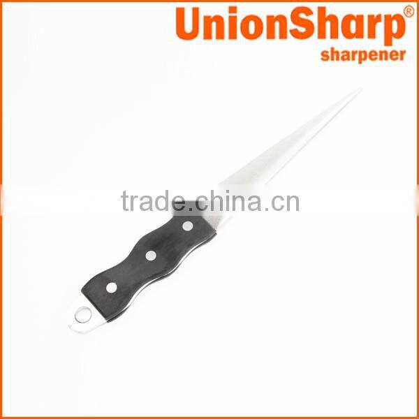 Professional diamond knife sharpening steel