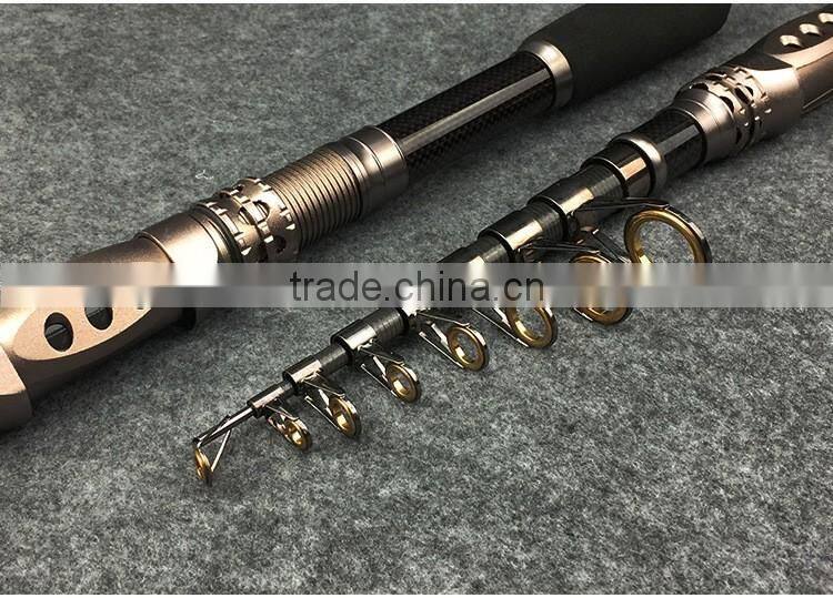 Spin Spinning Rod and Reel Combos Carbon Telescopic Fishing Rod with Reel Combo Sea Saltwater Freshwater Kit Fishing Rod Kit