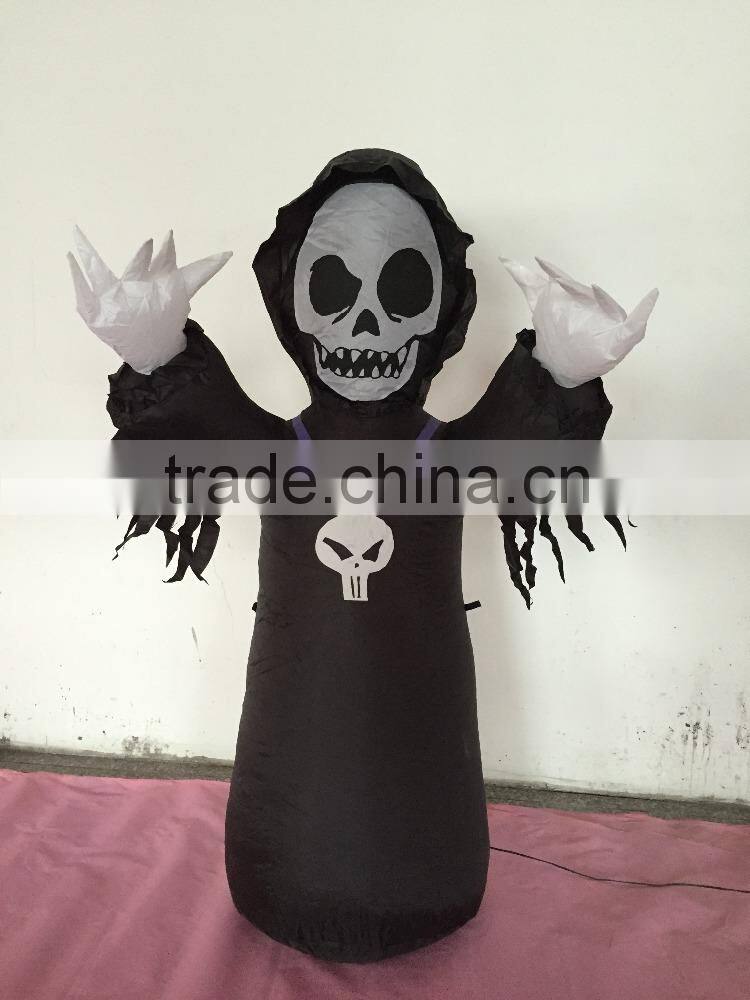 Halloween Grim Reaper Inflatable Party Prop Holiday Yard Decor Collectibles Gift