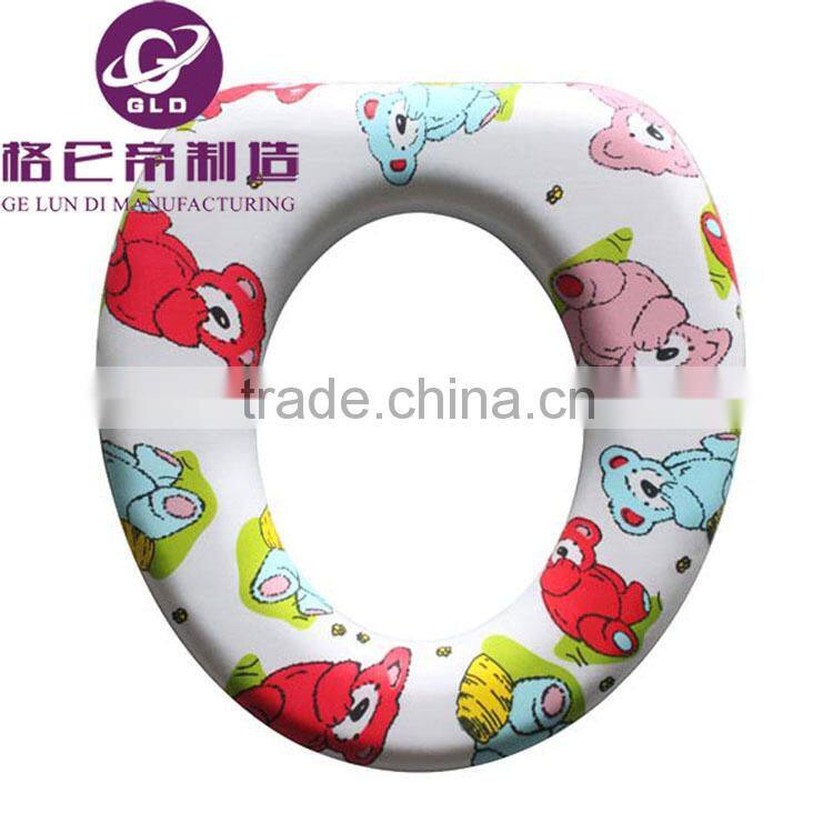 GLD Plastic Square Baby Toilet Seats Cover For Kids Blue wc toilet lid