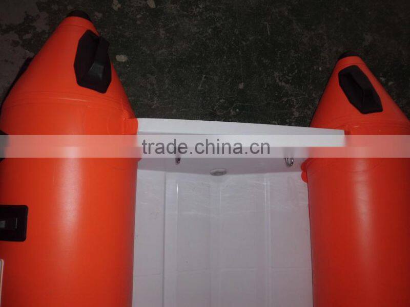 High Quality PVC Material and CE Certification rigid Hull Fiberglass high speed inflatable boat