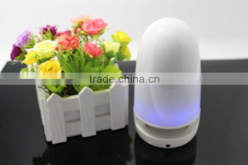 Atmosphere Lamp Speaker,LED Lamp MIC Wireless Bluetooth 4.0 Speaker Speakerphone Built -in Lithium Battery