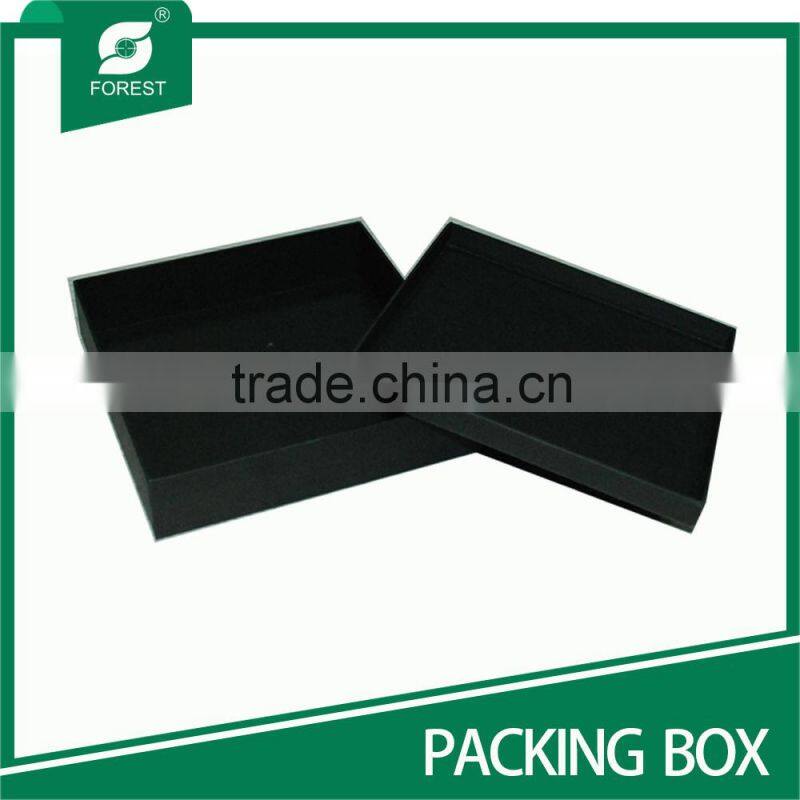 BLACK CARDBOARD PACKING BOX FOR JEWELRY