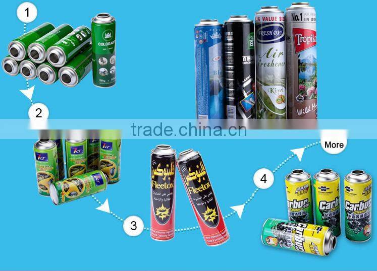 Wholesale good quality aerosol salon cans,hair spray tinplate cans