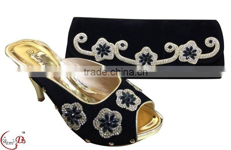 CSB6118 2016 The latest fashion woman italy style high heel sandal shoes with fashionable bags