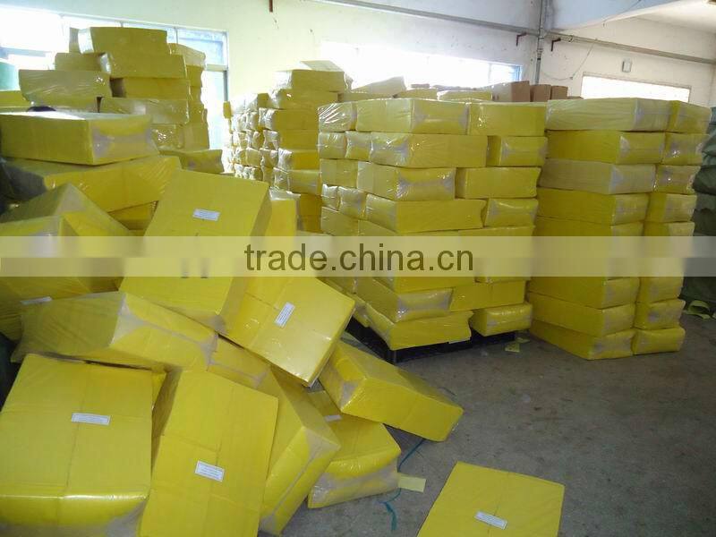 Yellow needle punched non-woven cleaning cloth fabric rolls