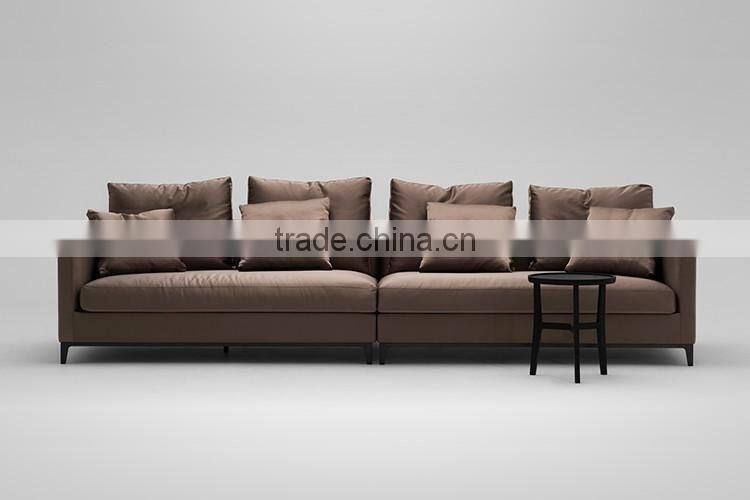 HANM Modern Luxury furniture living room sofa bed leather sofa chair