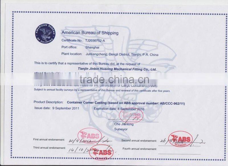 iso container corner block