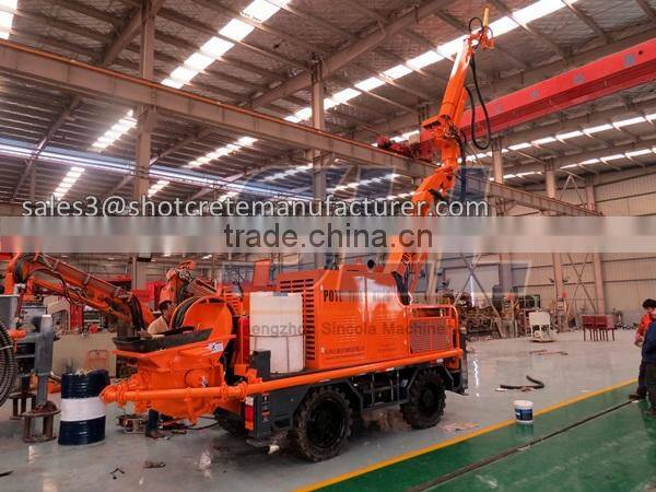 20 m3/h High Quality Robot Telescope Arm Concrete Spraying System from China