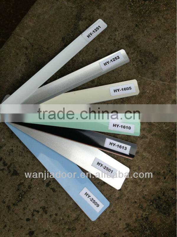 Wanjia good pvc profile interior glass french doors