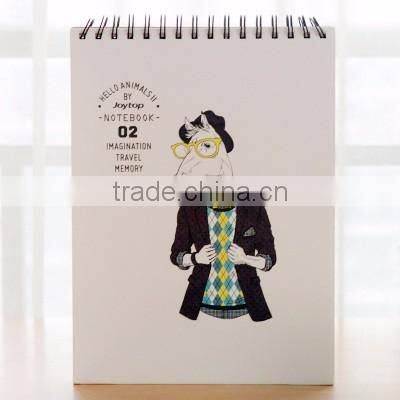 spiral banding woodfree paper notebook