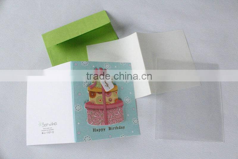 Hot sale new funny diy christmas day greeting card