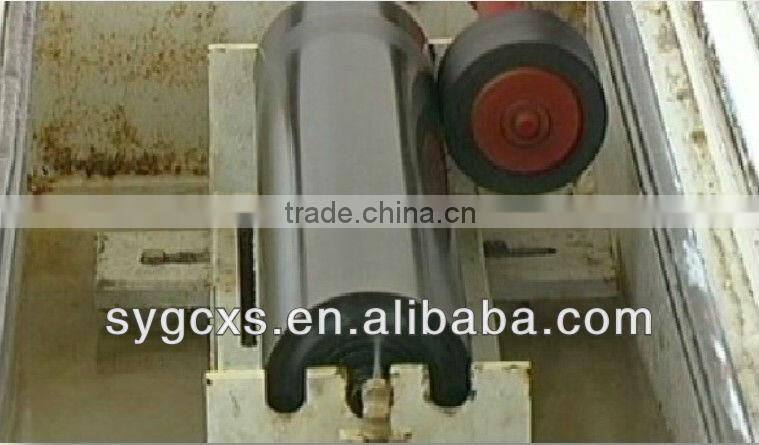 The parts of coal mine conveyor system hdpe yellow conveyor roller 159x530