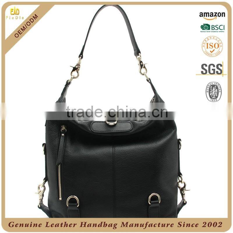 CSS1568-001 China factory two way backpack bags Leather multi-functional shoulder bag Fashion school bag