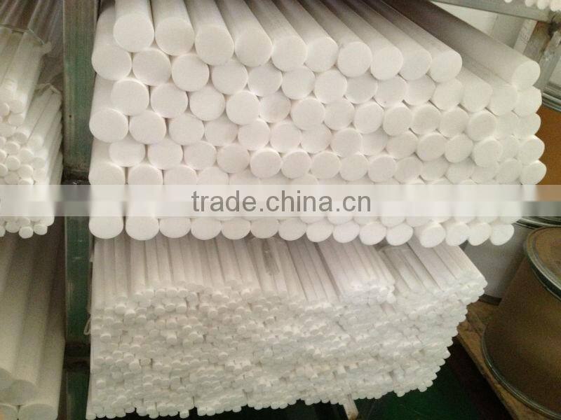 White PTFE Extruded Rod